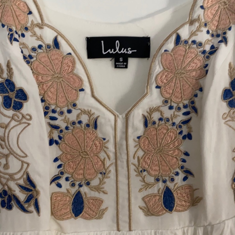 LULUS Floral Print dress